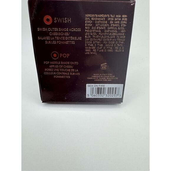 Charlotte Tilbury cheek to chic sex on fire swish and pop blusher new in box - Picture 2 of 4